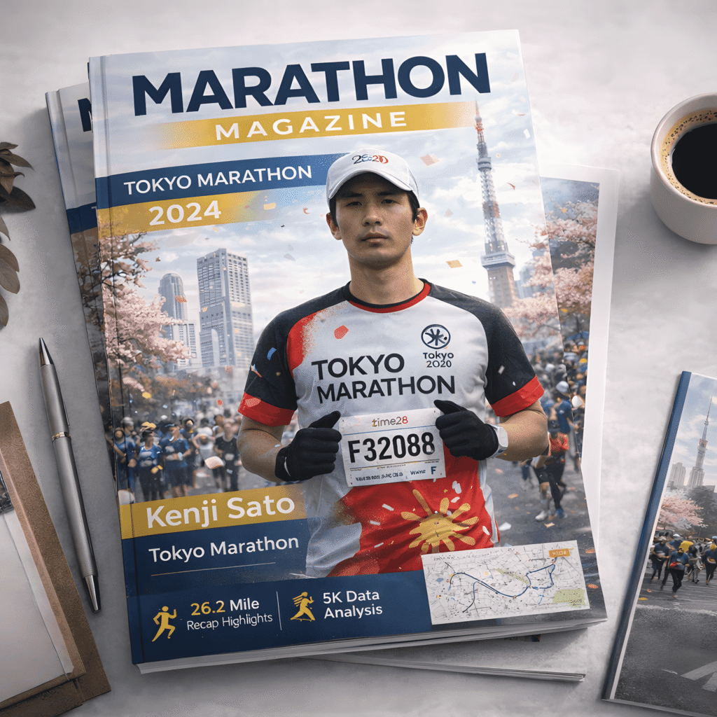 Personalized Marathon Tokyo Magazine