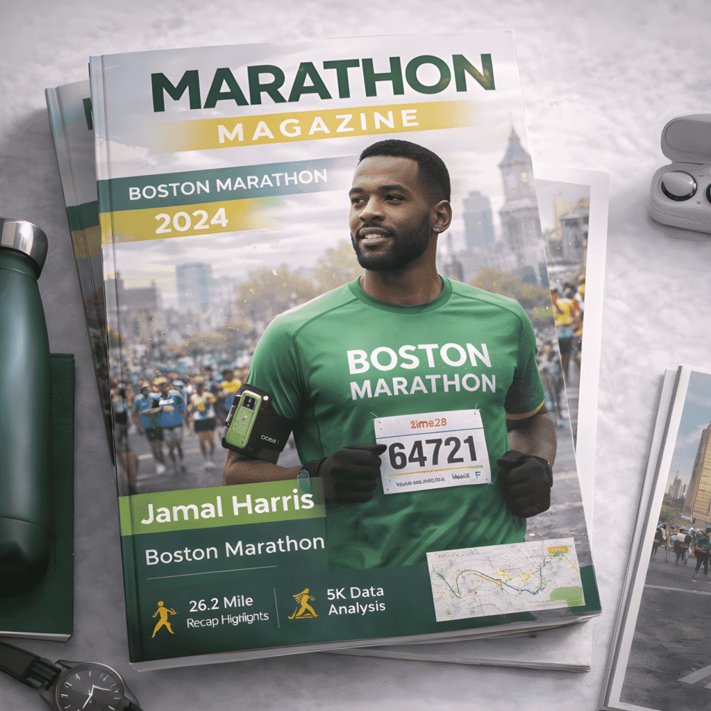 Personalized Marathon Boston Magazine